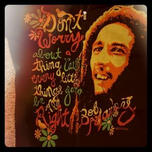 Bob Marley jacket with hood